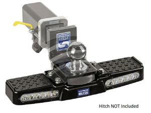 Hayman Reese Hitch Mount Step with LED Light 12V & 7 Pin Flat Plug Non Slip Holds up to 150kg