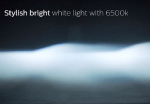 Philips H3 LED Ultinon Essential GEN2 6500K 12v 24V Pure White Compact Design