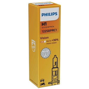 Genuine Philips H1 Standard Vision Headlight Bulbs 12v 55w Hi/Low/Fog (10 Pack)