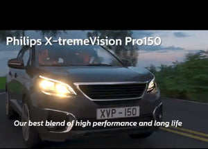 Genuine Philips H4 X-treme Vision Pro150 Globe Pair 12v 60/55W 3600K 1650/1000L P43t-38