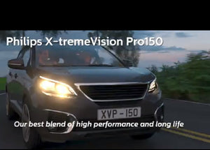 Philips HIR2 12v 55W 3350K 1875L X-treme Vision Pro150 Globe Genuine Pack of 2