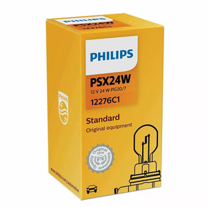 Genuine Philips Fog Light Globe 12v 24w PSX24W suits Dodge Jeep Chrysler PSX04W