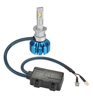 Narva H1 Globe 12/24V LED Headlight Globes Conversion Kit Twin Pack Precise Beam