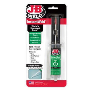 JB Weld Instant Weld Instant Set in 2 Mins Metal Aluminum Wood Glass Ceramic etc