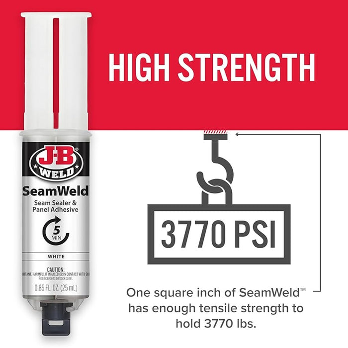 JB Weld Seam Weld 25ml High Impact Vibration Resistant Bonding Auto Body Panels
