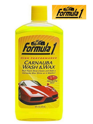 Formula 1 High Performance Carnauba Wash & Wax Car Detailing Wash & Shine 473ml