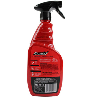 Spray Wax Ceramic Si02 High Shine Super Sealed Polymers UV Protection Formula 1