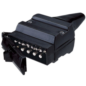 Narva 12 Pin Flat Male Plug & Female Connector with Reed Switch for use with Normally Closed Circuits