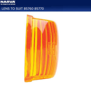 Narva Side Marker Clearance Light Red/Amber Replacement Lens Only Caravan 1 Pack