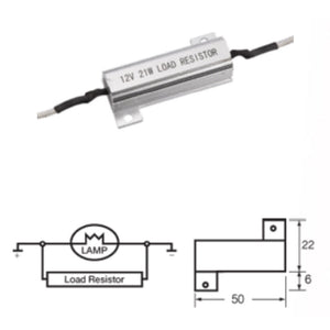 Maxilite LED Rear Stop Tail Reverse Light & Sequential Indicator Reflector Fog Pair + Load Resistors