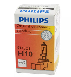 Genuine Philips H10 12v 45w Globe Standard Headlight Fog Light PY20d - Single