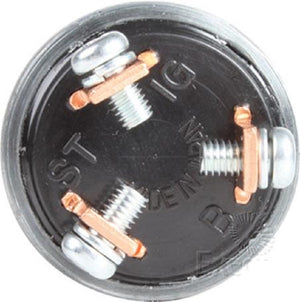 OEX Ignition Switch OFF-IGN-START Contacts Rated 30A @ 12V 25mm Diameter 2 Keys