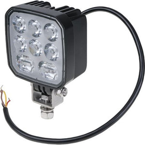LED Spot Work Light Integrated Amber Warning & Reverse Light 12v 24v 1500LM OEX