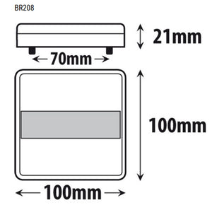 LED 6' x 4' Trailer Light Kit DIY Plug n Play with 7 Pin Flat or 7 Pin Round Connectors