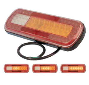 LED Trailer Lights With Sequential Indicator 283 x 100 x 29mm IP67 Proof PAIR