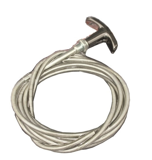 Bonnet Cable 120" 3.05m Heavy Duty Steel Black Knob Control DIY Replacement Install