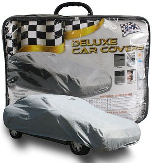 Car Cover Deluxe Fits Medium Cars 4.07 to 4.32m Soft Non Scratch Water Repellent