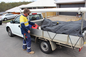 Cargo Net Fits Trailer & Ute 1.6m x 2.5m Elastic Shock Cord Fastening Hookless