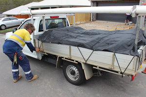 Cargo Net Fits Trailer & Ute 1.6m x 2.5m Elastic Shock Cord Fastening Hookless