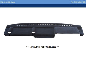 Dash Mat Suits Nissan Patrol GQ, DX ST & Ti Models Feb 1988 - Mar 1999 / Black