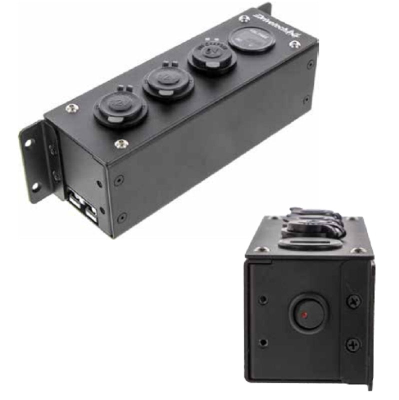 Power Distribution Panel Power Sockets USB LCD Volt/Amp Meter Anderson ...