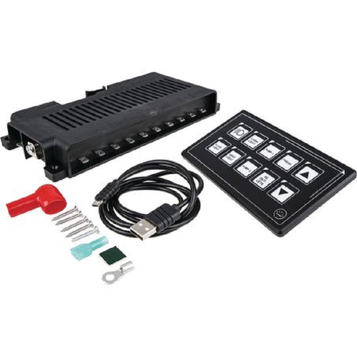 Switch Touch Panel 10 Way Ultra Compact with Bluetooth Control 12v24v DRIVETECH 4X4