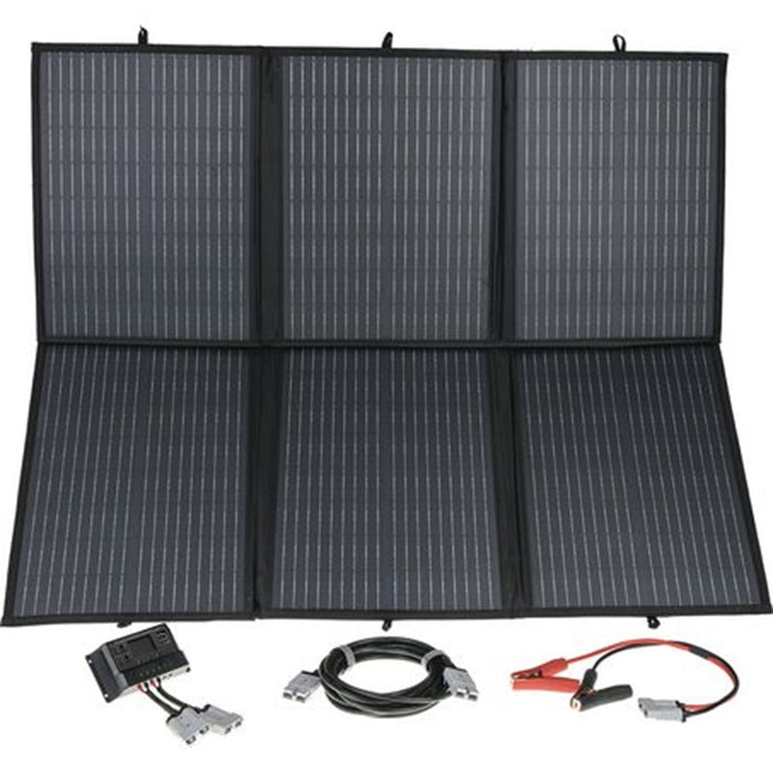 200w Foldable Solar Blanket Monocrystalline PWM Regulator & Wiring Kit - Compact