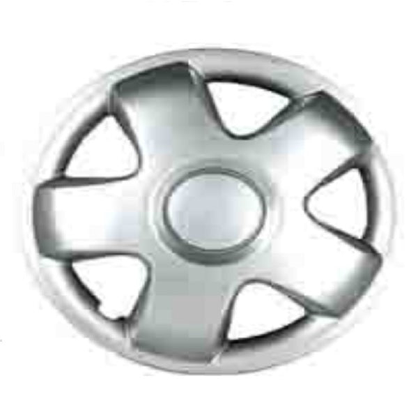 Wheel Hub Caps Cover Trim 12" Silver Tough ABS Easy Fit Secure - Set of 4