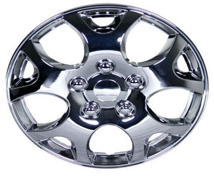 Wheel Hub Caps Cover Trim 13" Premium Chrome Tough ABS Easy Fit Secure Set of 4