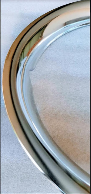 Chrome Wheel Trim Ring 15" Chrome Plated Metal - Set of 4 - Factory Seconds