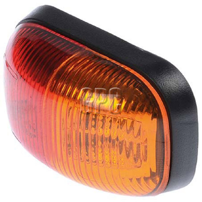 LED Side Marker Clearance Light Red/Amber 12v 24v Caravan Trailer 59 x 34 x 22mm