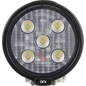 LED Flood Light Round 12v 24v 5 x 4w Cree XTE IP67 1600Lumen Polycarbonate Lens