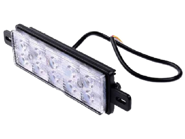 LED Front Bull Bar Combination Lamp 12v/24v Indicator Park DRL Amber Clear Light 226 x 57 x 32mm