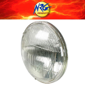 Semi Sealed Beam Headlight 7" 178mm Round 12v High/Low Suits H4 Halogen Globe