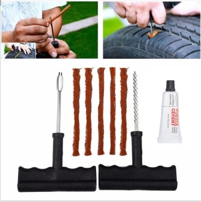 Tubeless Tyre Repair Kit For Cars, 4WDs, Trailers, Caravans, RVs & Light Trucks