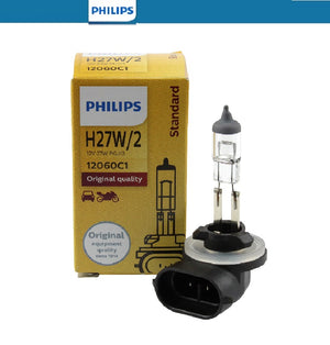 Philips Halogen Head Light Globe H27W/2 PGJ13 12V 27W Fog Lamp +30% Single Bulb