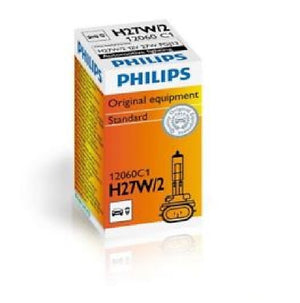 Philips Halogen Head Light Globe H27W/2 PGJ13 12V 27W Fog Lamp +30% Single Bulb