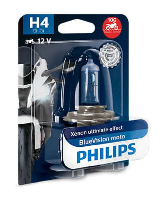 Philips H4 Headlight Single Globe 12V 60/55W Base P43T-38 Suits High & – My  Auto Supplies