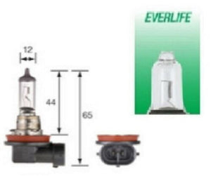 Narva H11 Everlife Halogen Headlight Globes & Parkers Up to 4 Times Longer Life