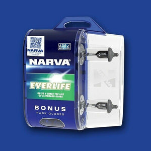 Narva H11 Everlife Halogen Headlight Globes & Parkers Up to 4 Times Longer Life