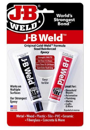JB Weld Twin Tube Original Cold Weld Two-Part Epoxy Strong Bond 8265AUS