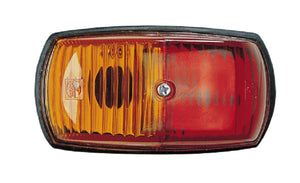Narva Side Marker Clearance Light Red/Amber Replacement Lens Only Caravan 4 Pack