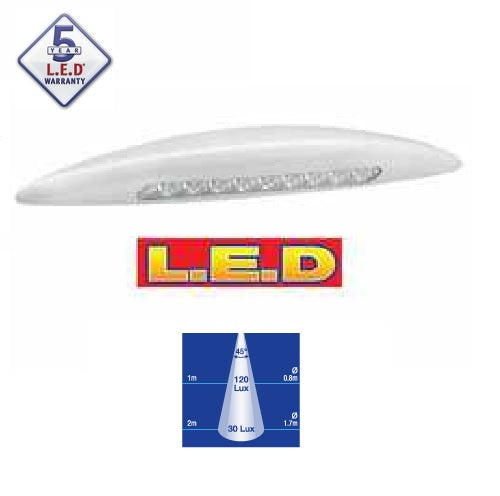 Narva Awning Light SMD LED Slim External Low Profile Bright White 12v Caravan & RV IP66