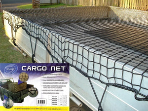 Cargo Net for Trailer Ute Boat 2m x 3m Bungee Cord 35mm Square Mesh Safe & Legal