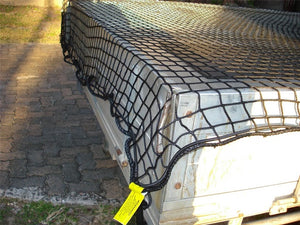 Cargo Net for Trailer Ute Boat 2.5m x 3.5m Bungee Cord 35mm Square Mesh Safe & Legal