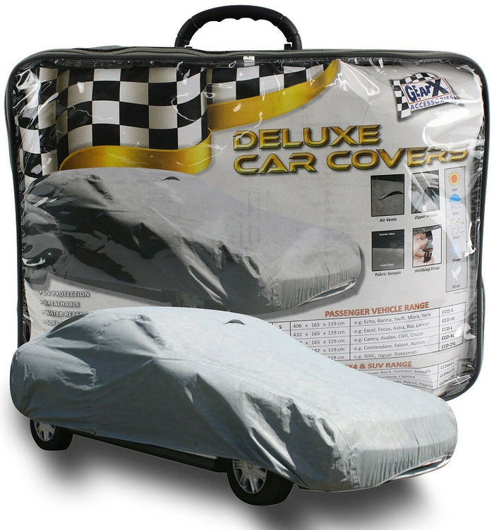 Car Cover Fits Kia Rio up to 4.06m Deluxe Ultra Soft Non Scratch Water Repellent