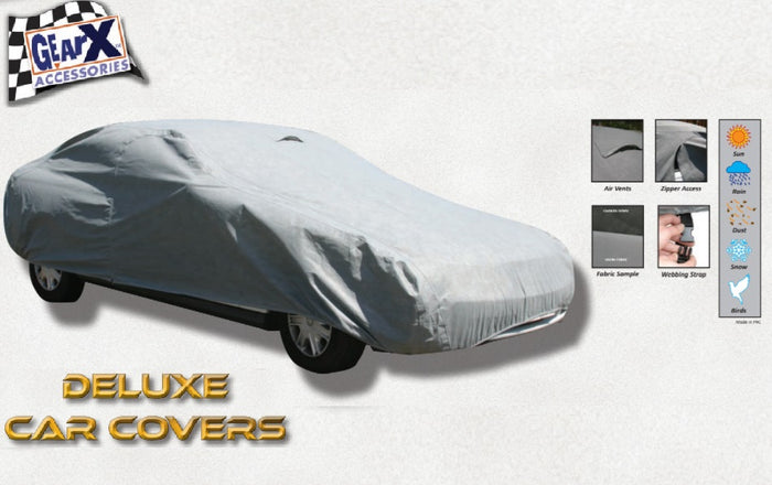 Deluxe Car Cover Fits Subaru 4.33 to 4.57m Soft Non Scratch Water Repellent