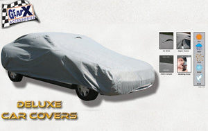 Deluxe Car Cover Fits Small Cars up to 4.06m Soft Non Scratch Water Repellent