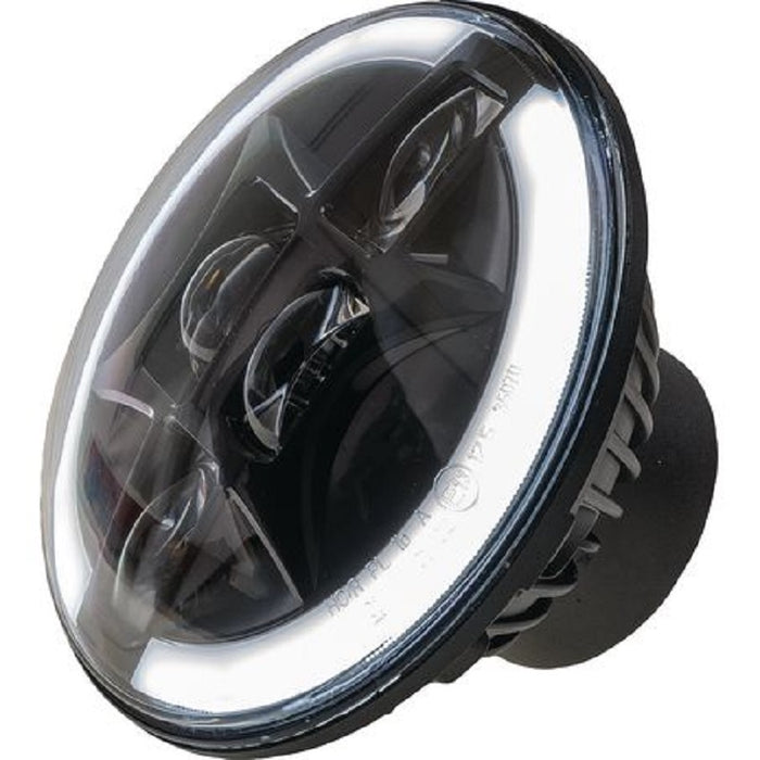 DRIVETECH 4x4 7" LED Headlight 6000K High/Low Integrated Park Light & Indicator