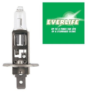 Narva H1 Everlife Halogen Headlight Globes & Parkers Up to 4 Times Longer Life